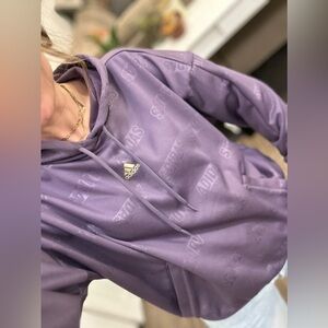 Adidas Purple Hoodie